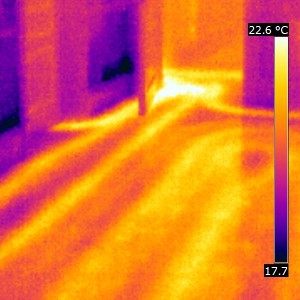 Underfloor heating leak detection
